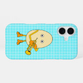 Trompeter Ei-Kopf iPhone 16 Hülle (Rückseite (Horizontal))