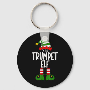 Trompeter-Elf Xmas-Musik-Instrument-Matching-Chris Schlüsselanhänger