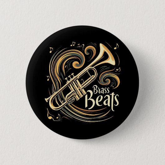 Trompeter Groove von Brass Beats Button (Vorderseite)