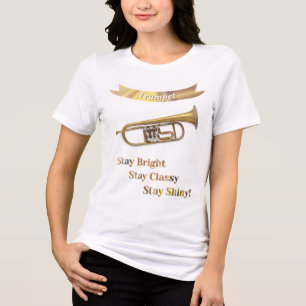 Trompeter Musikinstrument  Tri-Blend Shirt