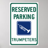 Trompeter Parking Poster (Vorne)