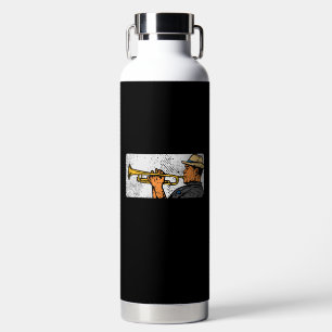 Trompeter Retro Trompete Jazz Musik Trinkflasche