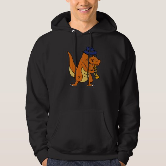 Trompeter Rex Jazz Hoodie (Vorderseite)