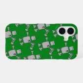 Trompeter-Roboter iPhone 16 Hülle (Rückseite (Horizontal))