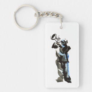 Trompeter Schlüsselanhänger