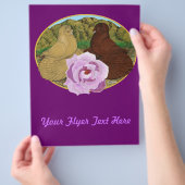 Trompeter Tauben und Rose Flyer (Hand)