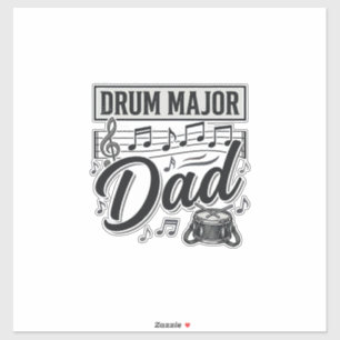 Trompeter-Vater Vintage-Musik-Shirt-Design_1 Aufkleber