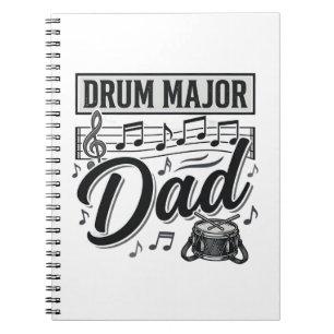 Trompeter-Vater Vintage-Musik-Shirt-Design_1 Notizblock