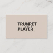 Trompeter Visitenkarte (Vorderseite)