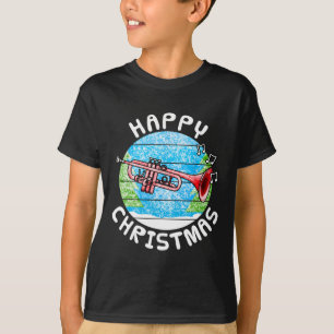 Trompeter Weihnachts Trompeter Br Musiker Musikleh T-Shirt
