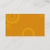 Trompeteringe Visitenkarte (Rückseite)