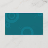 Trompeteringe Visitenkarte (Rückseite)