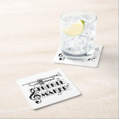 Trompeters-dreifacher Hersteller Rechteckiger Pappuntersetzer (Vor Ort)