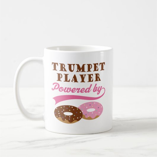 Trompeters-lustiges Geschenk Kaffeetasse (Links)