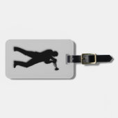 Trompeters-Silber Gepäckanhänger (Vorderseite horizontal)