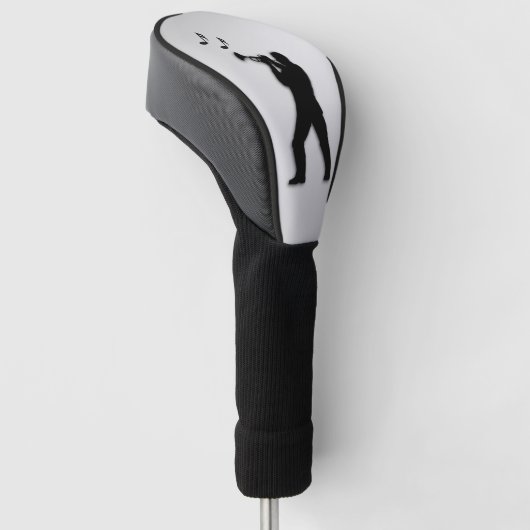 Trompeters-Silber Golf Headcover (angewinkelt)