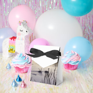 Trompeterschwäne bei Dämmerung Partygeschenk Geschenkschachtel