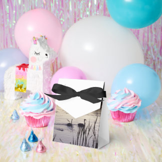 Trompeterschwäne bei Dämmerung Partygeschenk Geschenkschachtel