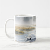 Trompeterschwäne Kaffeetasse (Links)
