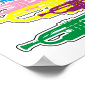 Trompets Colors Poster (Ecke)