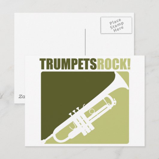 Trompets Rock! Postkarte (Vorne/Hinten)