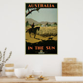 Trompf Australien in der Sonne Poster (Küche)