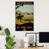 Trompf Australien in der Sonne Poster (Heimbüro)