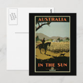 Trompf Australien in der Sonne Postkarte (Vorne/Hinten)