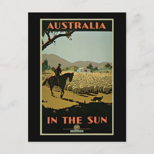 Trompf Australien in der Sonne Postkarte (Vorderseite)