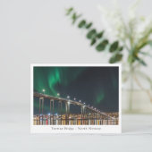 Tromso Bridge Postkarte (Stehend Vorderseite)