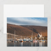 Tromso Cathedral Norwegen Card (Vorne/Hinten)