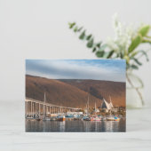 Tromso Cathedral Norwegen Card (Stehend Vorderseite)