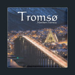 Tromso Magnet<br><div class="desc">Arktische Kathedrale und Brücke in Tromsø,  Nordnorwegen.</div>