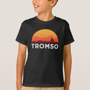 Tromso Norwegen City Skyline Cityscape Funny Gift T-Shirt