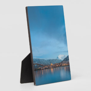 Tromso Norwegen Fotoplatte