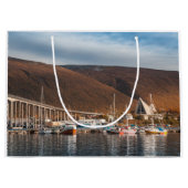 Tromso Norwegen Große Geschenktüte (Vorderseite)