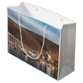 Tromso Norwegen Große Geschenktüte (Rückseite Schrägansicht)
