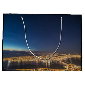 Tromso Norwegen Große Geschenktüte (Rückseite)