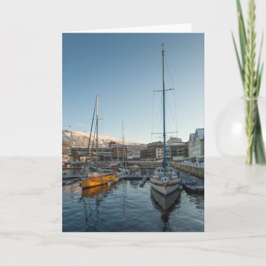 Tromso Norwegen Karte (Vorderseite)