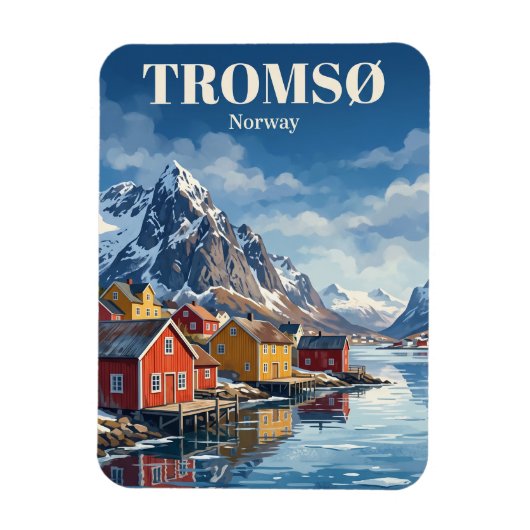 Tromsø Norwegen Magnet (Vertikal)
