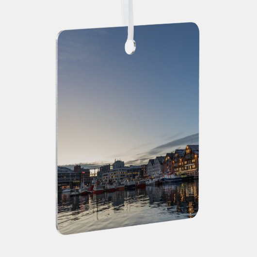 Tromso Norwegen Ornament Aus Metall (Vorderseite Rechts)