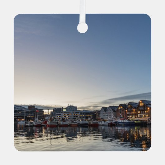 Tromso Norwegen Ornament Aus Metall (Vorderseite)