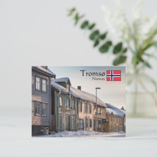Tromso Norwegen Postkarte (Stehend Vorderseite)