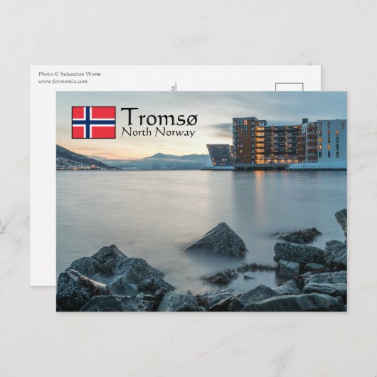 Tromso Norwegen Postkarte (Vorne/Hinten)