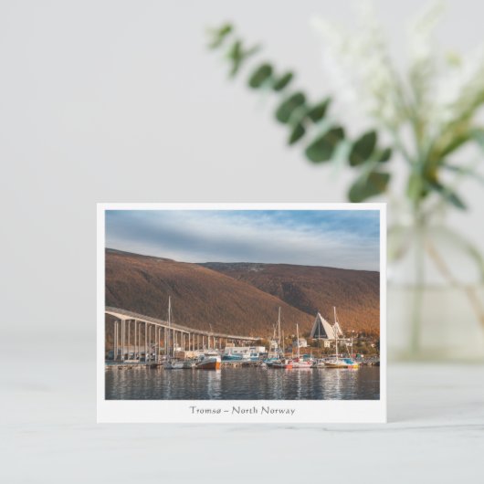 Tromso Norwegen Postkarte (Stehend Vorderseite)