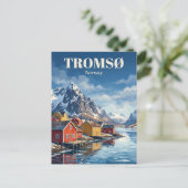 Tromsø Norwegen Postkarte (Stehend Vorderseite)