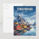Tromsø Norwegen Postkarte (Vorne/Hinten)
