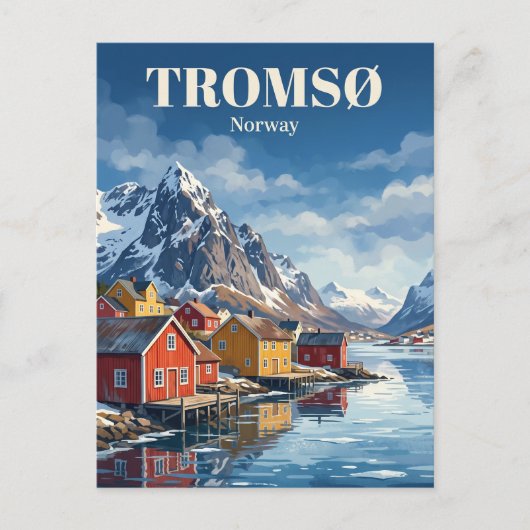 Tromsø Norwegen Postkarte (Vorderseite)