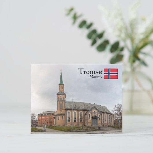 Tromso Norwegen Postkarte (Stehend Vorderseite)
