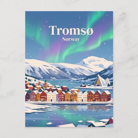 Tromsø Norwegen Postkarte (Vorderseite)